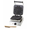 Bartscher Waffle Maker | Round Hearts | Ø 210 mm