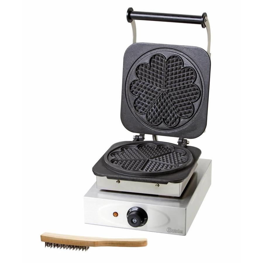 Waffle Maker | Round Hearts | Ø 210 mm