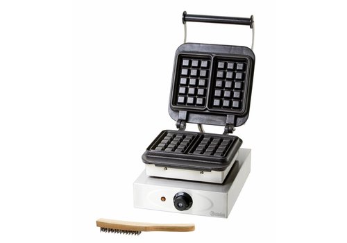  Bartscher Waffle Iron | Rectangular | 160 x 100 X 32 mm 