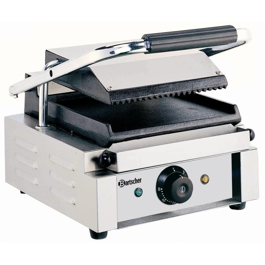 Electric contact grill | Ribbed&Smooth | 29x37x (h) 20 cm