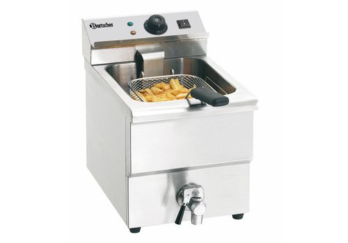  Bartscher Elektrische Fritteuse mit Hahn - 8 Liter 