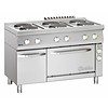 Bartscher 6 Elektrokochplatten mit Elektrobackofen 1/1 GN