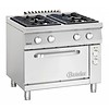 Bartscher Cuisinière à gaz avec four électrique | 6 brûleurs