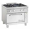 Bartscher Gas stove with electric oven | 6 burners