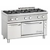 Bartscher Cuisinière à gaz de restauration avec four électrique | 6 brûleurs