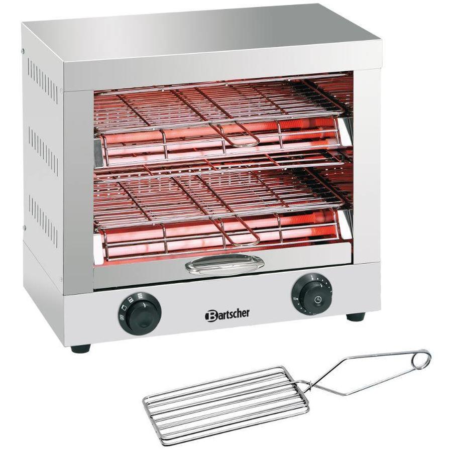 Double toaster gratin oven
