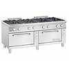 Bartscher Gas stove with 2 electric ovens | 8 Burners