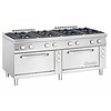 Bartscher Gas stove with 2 electric ovens | 8 burners