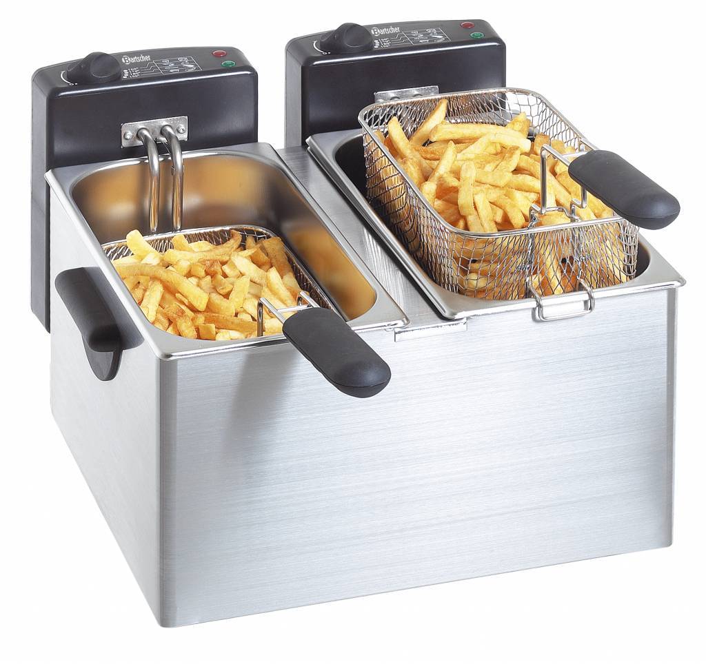 Buy Electric double deep fat fryer "MINI III" online HorecaTraders