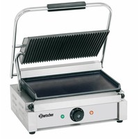 Elektrische contact grill | Geribd&Glad | 41x37x(h)20 cm | MEEST VERKOCHT!!!