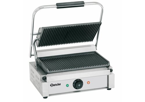  Bartscher Electric Contact Grill | Ribbed | 6 Modes 