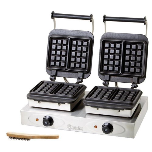  Bartscher Double Waffle Maker Device Professional 