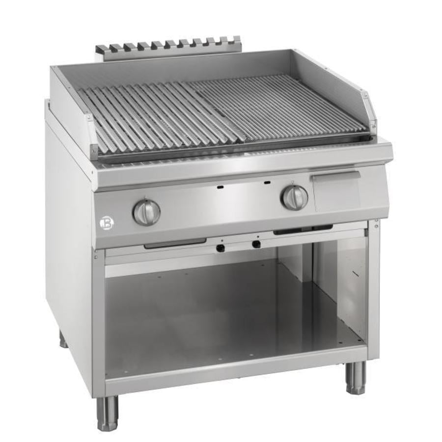 Gas lava stone grill with open substructure Series 900