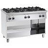 Bartscher Gas stove with open base | 6 burners