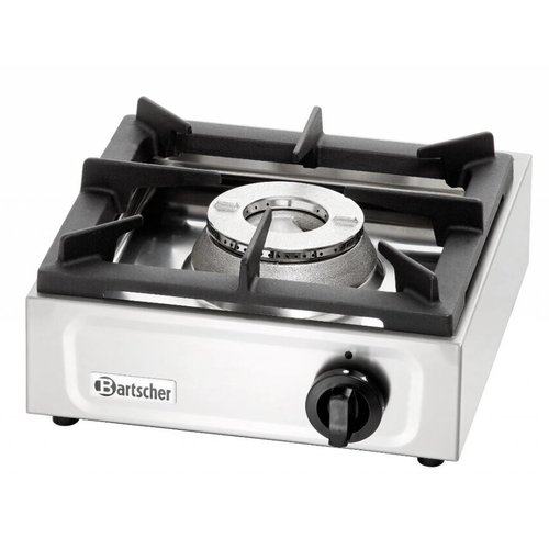  Bartscher Stainless steel gas stove | 6.5 KW 
