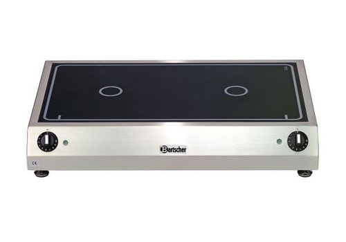  Bartscher Cuisinière électrique en céramique | 2 zones 