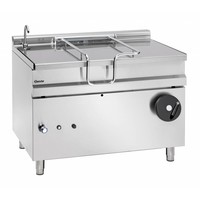 Gas kantelbare braadpan m | 120 liter | 1200 x D 900 x H 900 mm