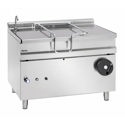  Bartscher Gas tilting frying pan m | 120 liters | 1200 x D 900 x H 900mm 