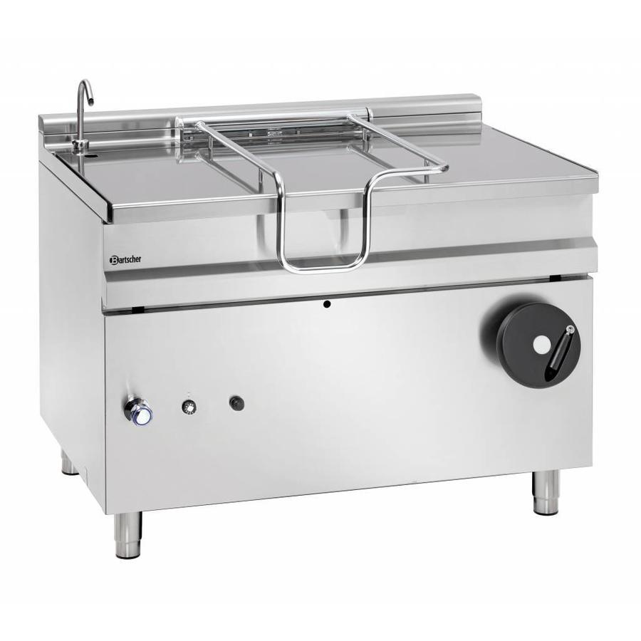 Gas tilting roasting pan m | 120 litres | 1200 x D 900 x H 900 mm