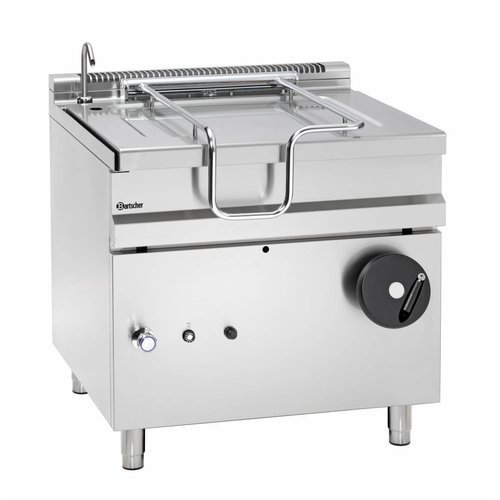  Bartscher Gas kantelbare braadpan |  80 liter | B 900 x D 900 x H 900 mm 