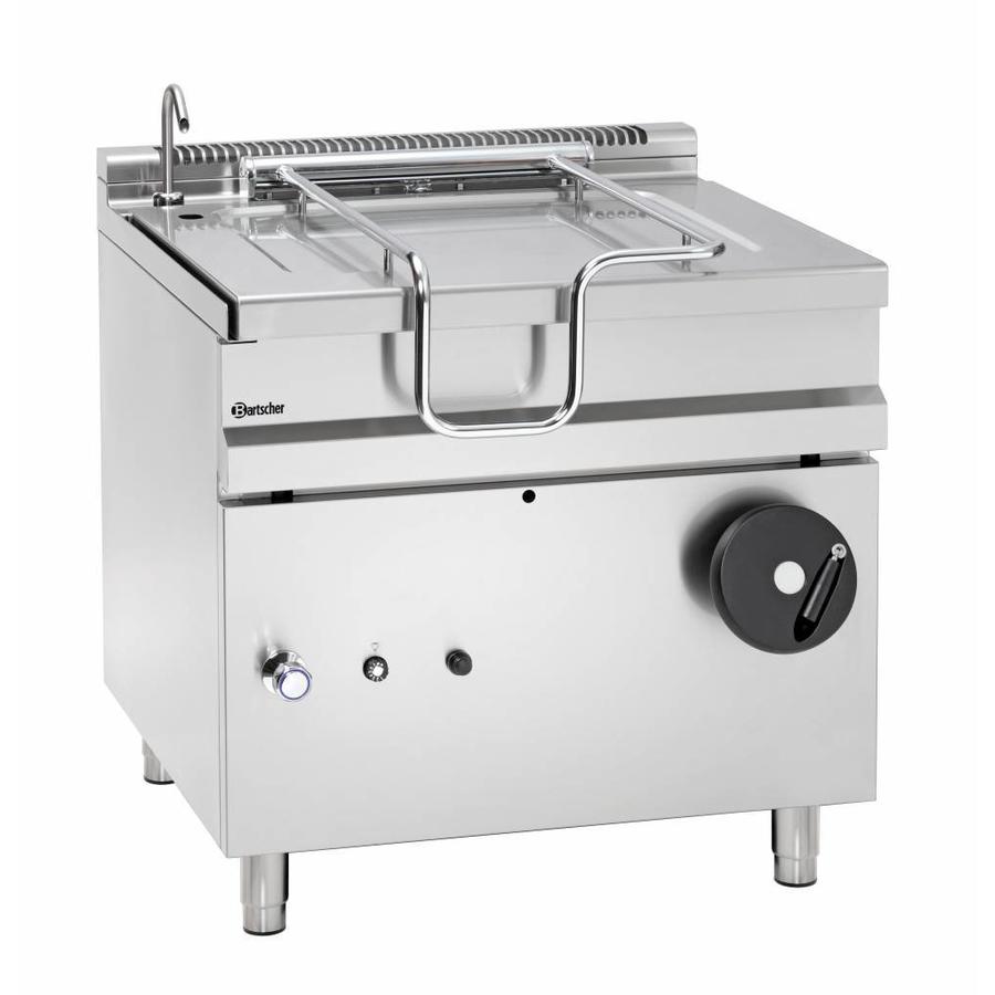 Gas tilting roasting pan | 80 litres | W 900 x D 900 x H 900 mm