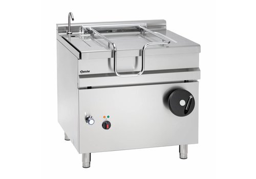  Bartscher Electric tilting frying pan | 80 liters | 900 x D 900 x H 900mm 