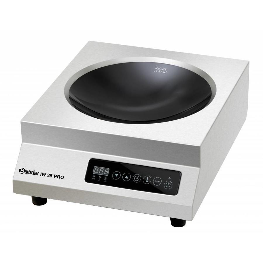 Bartscher Round Hospitality Induction Wok 3500wattt Zone 30cmo