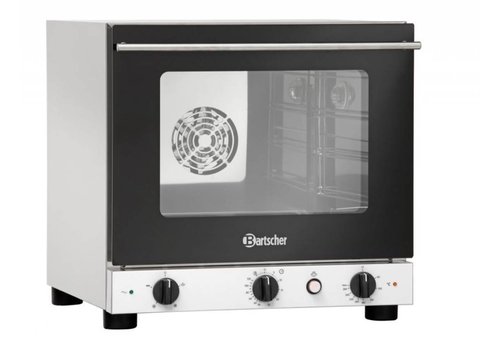  Bartscher Stainless steel convection oven with moisture injection - (h) 52x55 x62 cm 