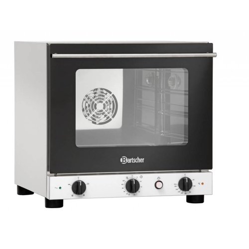  Bartscher Four à convection en acier inoxydable avec injection d'humidité - (h)52x55 x62 cm 