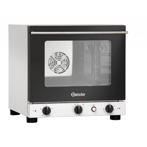  Bartscher Stainless steel convection oven with moisture injection - (h) 52x55 x62 cm 