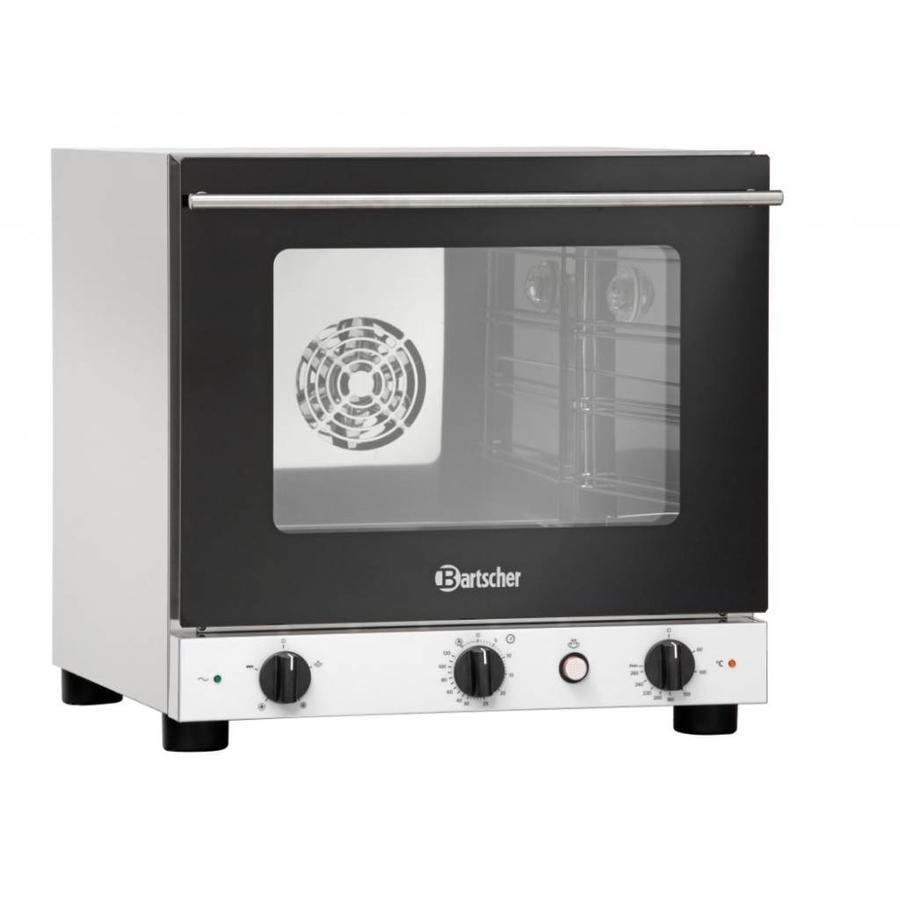 Stainless steel convection oven with moisture injection - (h) 52x55 x62 cm