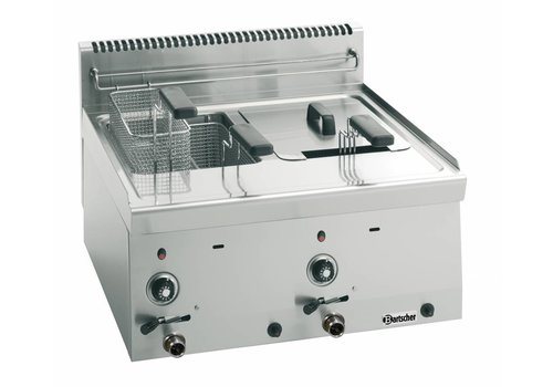  Bartscher Friteuse à gaz 2 x 8 litres 