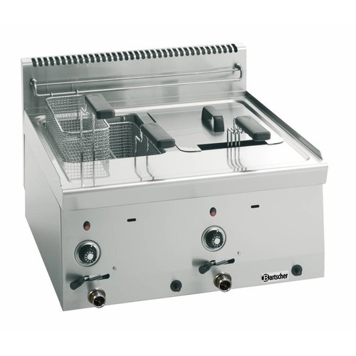  Bartscher Friteuse à gaz 2 x 8 litres 