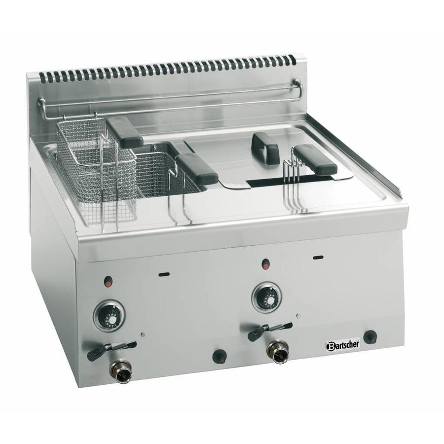 Gas fryer 2 x 8 liters