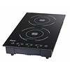 Bartscher Plaque à induction 2 zones | 3000 watts