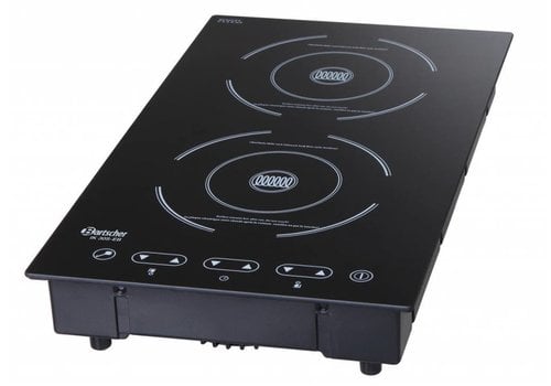  Bartscher Induction Hob 2 Zones | 3000 Watts 