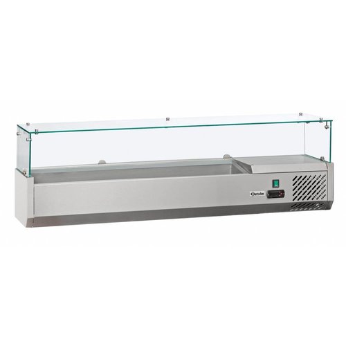  Bartscher Kühlvitrine 6 x 1/4 GN, 150 mm tief 