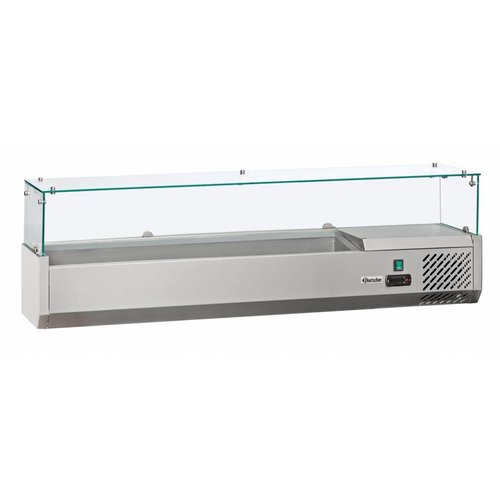  Bartscher Refrigerated display case 6 x 1/4 GN, 150 mm deep 