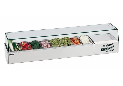  Bartscher Vitrine réfrigérée 8 x 1/4 GN, 150 mm 