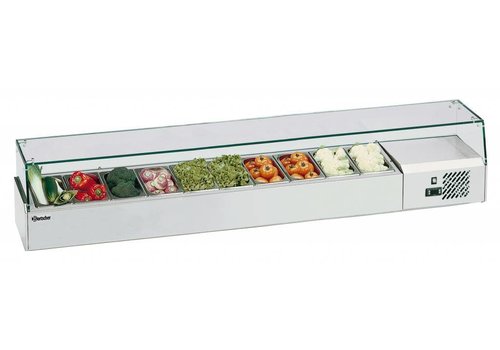  Bartscher Refrigerated display case 10 x 1/4 GN, 150 mm 