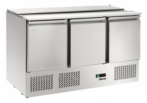  Bartscher Saladette à refroidissement forcé avec 3 portes 