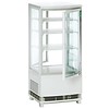Bartscher Presentation Refrigerated Display Case White - 87 Liters