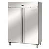 Bartscher Double Fridge | stainless steel | GN211| 132(w) x 85.5(d) x 205(h)cm