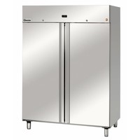 Double Fridge | stainless steel | GN211| 132(w) x 85.5(d) x 205(h)cm