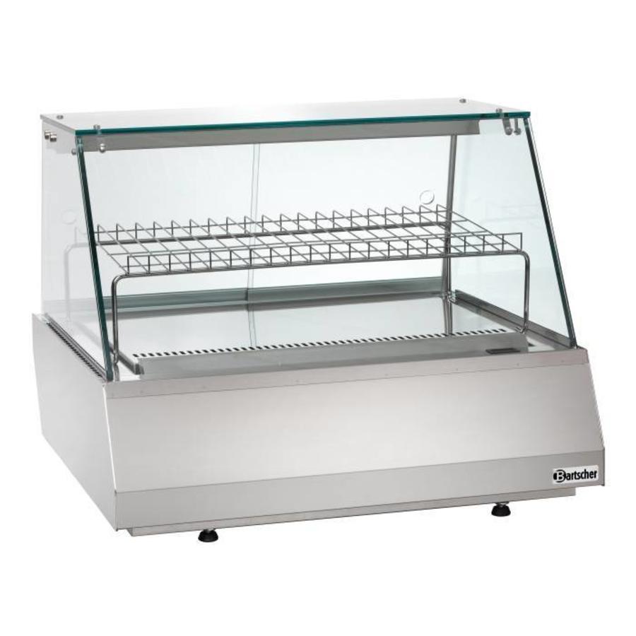 Glass refrigerated display case 2/1 GN