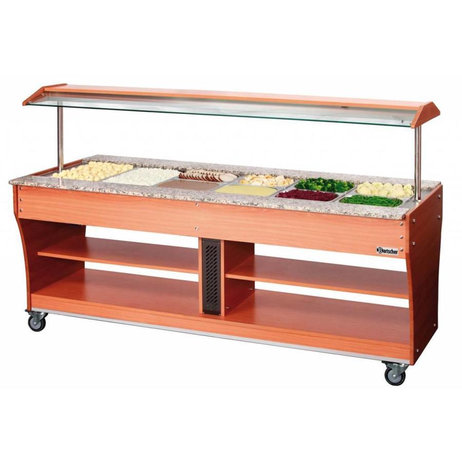 Buffet gastronomique T - Bar à salades 6 x 1/1 GN