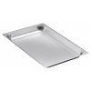 Bartscher GN containers with reinforced rim - baking tin 1/2 GN, 20 mm deep