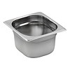 Bartscher GN container 1/6 | Stainless steel | 4 sizes