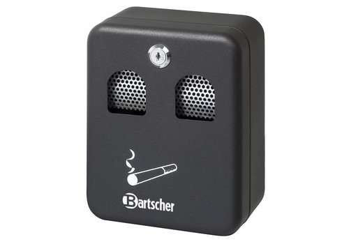  Bartscher Cendrier mural Hospitality Noir 1 litre 