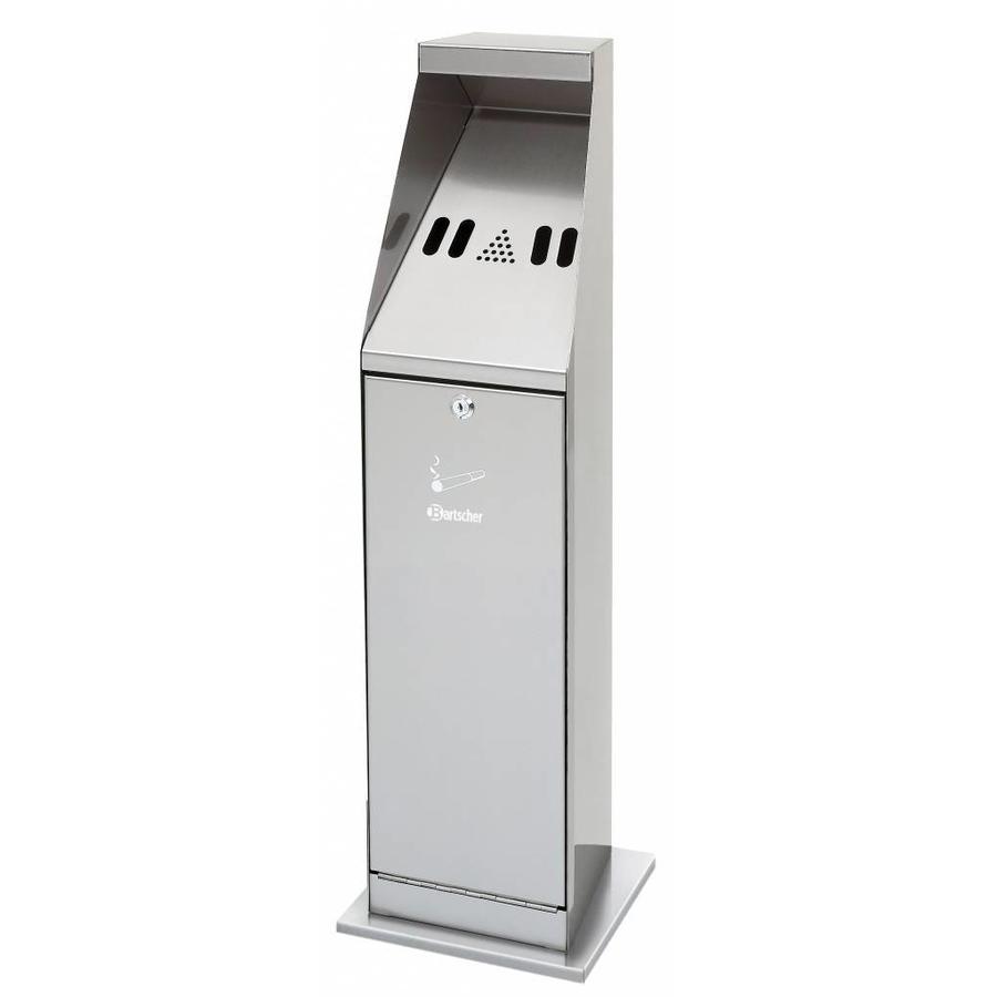 Cendrier sur pied boîtier en acier | 24(L)x24(P)x87(h) cm